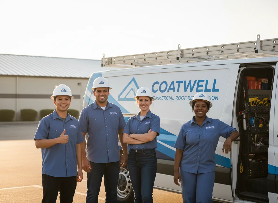 Commercial roof coating company in Dorchester, IA